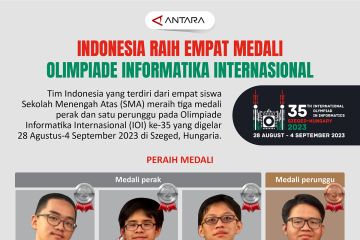 Indonesia raih medali Olimpiade Informatika Internasional