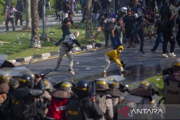 Unjuk rasa warga Pulau Rempang berakhir ricuh