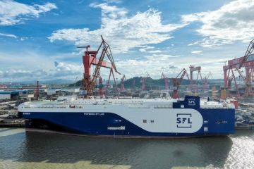 Kapal berbahan bakar ganda buatan China dikirim ke perusahaan Norwegia
