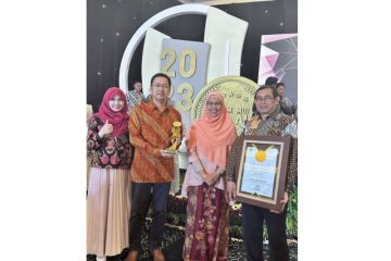 Masako raih penghargaan dariLPPOM MUI Halal Award 2023