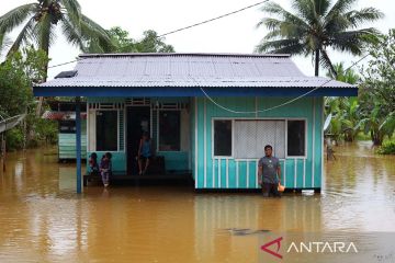 Banjir merendam desa di Kabupaten Halmahera Tengah 