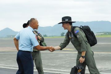 Angkatan Udara Australia ikut Latma Elang Ausindo  tiba di Lanudsri