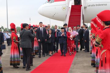 Wapres Ma'ruf tiba di Nanning untuk hadiri China-ASEAN Expo 2023