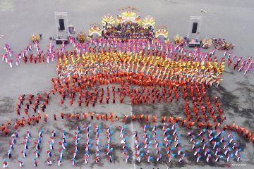 Persiapan festival Gandrung Sewu 2023