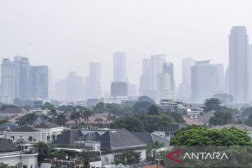 Senin pagi, kualitas udara Jakarta terburuk kedua di dunia