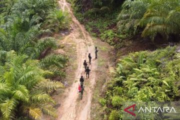 Satgas Pamtas RI-Malaysia dari Batalyon 621/Manuntung akhiri tugas