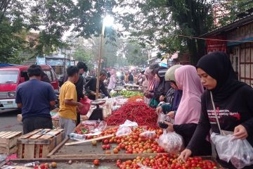 Harga cabai dan bawang di Lebak turun