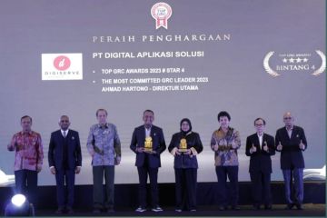 Digiserve Raih 2 Penghargaan TOP GRC Awards