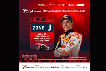 Grandstand J tawarkan kesempatan melihat aksi Marc Marquez dari dekat