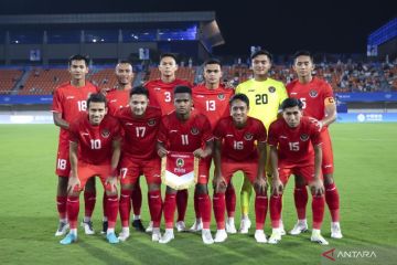 Timnas  Indonesia U-24 disingkirkan Uzbekistan di fase 16 besar