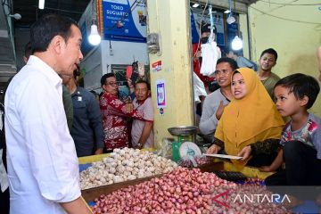 Presiden: Harga kebutuhan pokok di Pasar Merdeka Kaltim terkendali