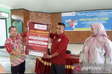 Diskominfo Kaltim dampingi warga Desa Loa Duri Ilir gunakan SP4N Lapor