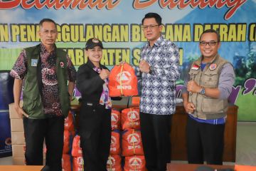 Sleman distribusikan bantuan BNPB untuk relawan kebencanaan Merapi