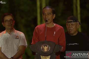 Presiden sampaikan terima kasih atas dedikasi pekerja konstruksi IKN