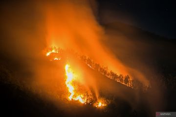 Karhutla melanda kawasan wisata alam Bukit Mongkrang