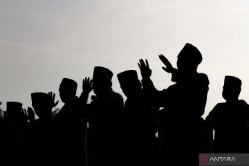 Shalat minta hujan di Tangerang