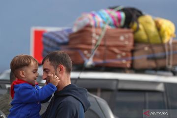 Pengungsi dari Nagorno-Karabakh tiba di Armenia