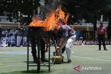 Ratusan pelajar SMP Jakarta Timur ikuti pelatihan tanggulangi bencana