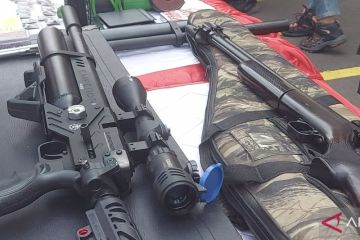 Polisi cari pemilik pistol dan senapan angin di Kampung Bahari