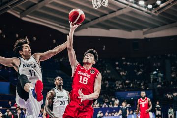 Lawan tangguh timnas basket jadi pembelajaran bagi para pemain