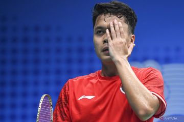 Ginting telan kekalahan dari wakil tuan rumah di perempat final