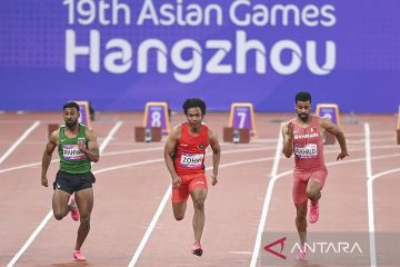 Muhammad Zohri lolos ke final 100 meter putra