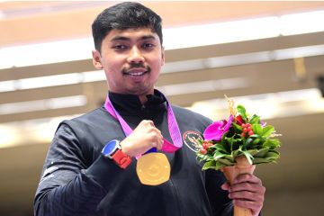 Indonesia raih emas pertama dari Muhammad Sejahtera di Asian Games