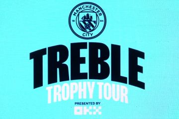 Treble Trophy Tour Manchester City sapa fans Indonesia di Jakarta