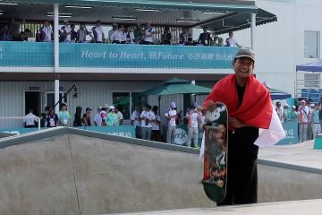 Atlet skateboard Sanggoe kembali dapatkan medali perak di Asian Games