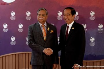 Bertemu Presiden Bangladesh, Jokowi serukan penyelesaian negosiasi PTA