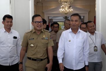 Kunjungan perdana, ini yang dibahas Pj Gubernur Jabar di Kota Bogor