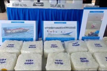 Lantamal XIII Tarakan gagalkan penyelundupan 15,3 kilogram sabu