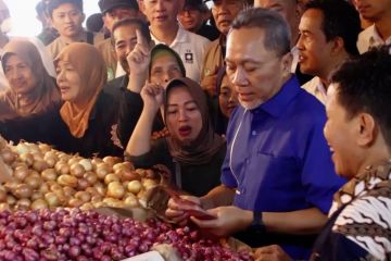 Mendag lega harga komoditas pangan di Pontianak, stabil