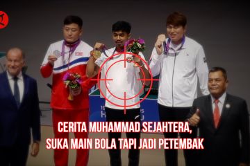 Cerita Muhammad Sejahtera, suka main bola tapi jadi petembak