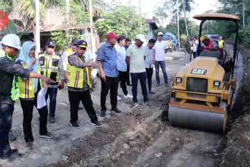 Permudah akses, jalan Lamtamot-Panca pedalaman Aceh Besar diperbaiki