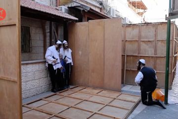 Warga Yerusalem bersiap sambut perayaan Sukkot ​​​​​​​
