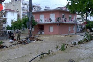 Yunani bagian tengah kembali dilanda banjir, 16 orang tewas