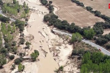 Spanyol diterjang banjir akibat hujan lebat