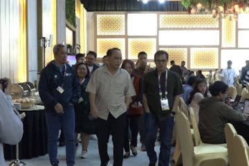 Tinjau media center, Menkominfo: Kita ingin tinggalkan kesan yang baik