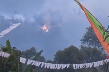 Kebakaran hutan lindung di lereng Gunung Lawu diduga karena dua hal