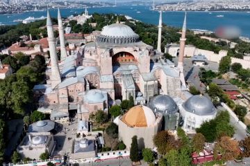 Turki restorasi situs bersejarah Hagia Sophia secara bertahap