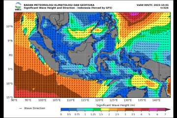 Masyarakat pesisir diimbau waspada gelombang tinggi hingga empat meter