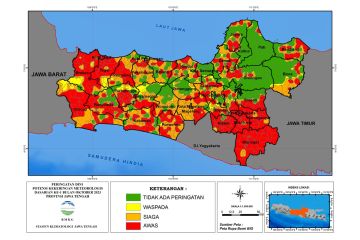 BMKG: Curah hujan di wilayah Jateng masih rendah