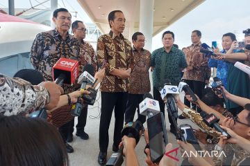 Jokowi: Studi Kereta Cepat Jakarta-Surabaya rampung dalam dua pekan