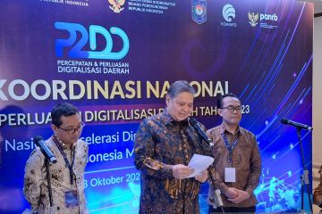 Menko Airlangga sebut 399 Pemda telah masuk kategori Digital