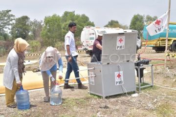 PMI dirikan posko pengolahan air bersih di Kabupaten Bekasi
