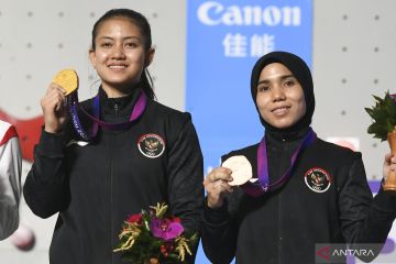 Indonesia raih medali emas dan perunggu nomor speed putri