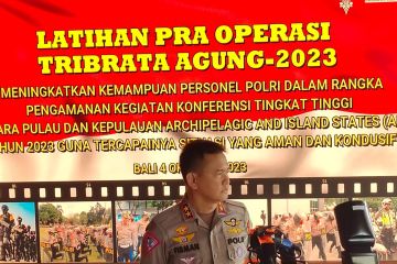 Polri siapkan skema pengamanan jalur delegasi KTT AIS di Nusa Dua