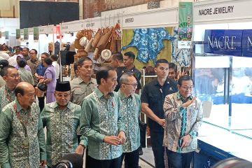 Presiden Joko Widodo buka pameran produk kerajinan Inacraft 2023