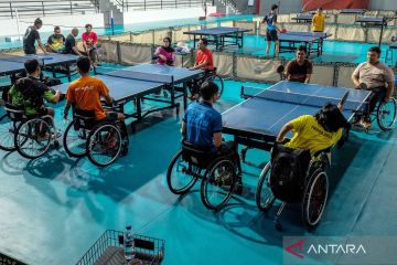 Petenis meja NPC Indonesia latihan intensif jelang Asian Para Games